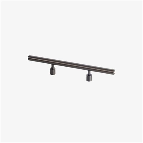 7″ Black Stainless Steel Round Bar Pull – Lew's Hardware